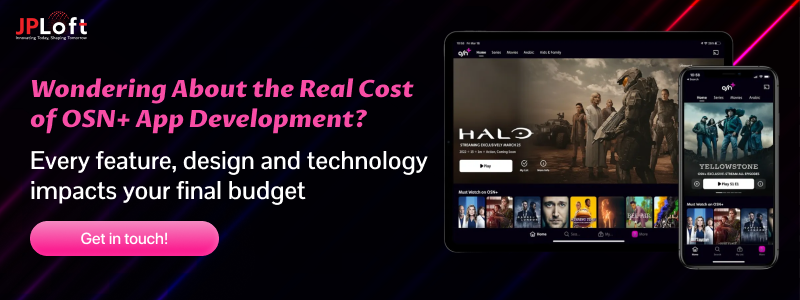 Create an APp Like OSN Plus CTA